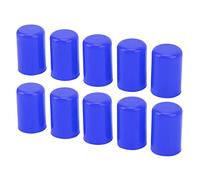 Cocoarm 10Pcs Silicone Blanking Cap 14mm Intake Vacuum End Cap Universal Hose Tube End Plug for Automotive Vacuum Lines BOV Pipes Vent Pipes and Engine Valve Accessories (Blue)