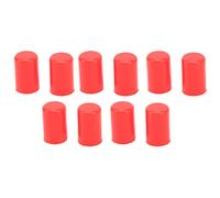 Cocoarm 10Pcs Silicone Blanking Cap 14mm Intake Vacuum End Cap Universal Hose Tube End Plug for Automotive Vacuum Lines BOV Pipes Vent Pipes and Engine Valve Accessories (Red)