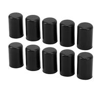 Cocoarm 10Pcs Silicone Blanking Cap 14mm Intake Vacuum End Cap Universal Hose Tube End Plug for Automotive Vacuum Lines BOV Pipes Vent Pipes and Engine Valve Accessories (Black)
