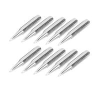 Cocoarm 10PCS Soldering Iron Tip Set Copper Solder Tip 900M T 1.6D Fast Heating Easy Tinning Long Service Life for Soldering Large Pads Thick Terminals Repair Work