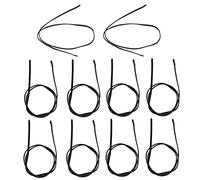 Cocoarm 10Pcs Temperature Sensor PVC Resin Thermistor Probe 500mm Cable 13F to 257F High Sensitivity Fast Response for Auto Appliance Thermostat Control (15K B3950)