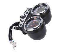 Cocoarm 12V Motorcycle Gauge, LCD Speedometer Tachometer with Time Display, Design for EN125-3F EN150 2012-2016