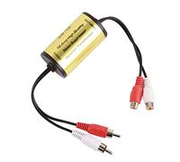 Cocoarm 15A Ground Loop Noise Isolator, Copper Material, High Performance Noise Filter, Enhance Audio Quality for Car and Home Use
