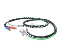 Cocoarm 15FT Power Air Line Hose Kit, High-Grade Copper, Organized Transport, Universal Compatibility for Semi Trucks and Trailers