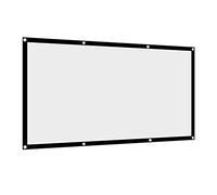Cocoarm 16:9 Projector Screen 120 inch Foldable Translucent Projector Curtain for Front Back Projection Non-Wrinkle White Projection Sheet Wipe Clean