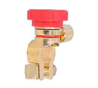 Cocoarm 17mm Battery Terminal Switch, Zinc Alloy Power Cut-off Switch, Anti-theft Battery Disconnect for Auto, RV, Boat, Truck (A(red))