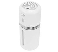 Cocoarm 180ml Mini Humidifier USB Car Humidifier ABS Cool Mist 2 Spray Modes 6H 12H Timer Color Night Light for Car Desk Bedroom Office Travel (White)