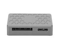 Cocoarm 19Pin USB 3.2 Gen1 Dual Port Hub, 19Pin Type E Hub USB Host with Magnetic Base Anti-Slip Texture for Home Office Gaming Station Multi Device Charging