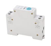 Cocoarm 1P Smart Circuit Breaker, PA66 Wireless Remote Control Mini Circuit Breaker with 3 Timing Modes Overload Protection for Home Appliances (10A)
