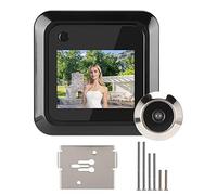 Cocoarm 2.4 inch Smart Door Viewer with 95 Degree Wide Angle Lens Digital Peephole Camera TFT LCD Screen Display for Home Security System Front Door Viewer Indoor Outdoor Use Doorbell Alternative