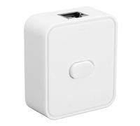 Cocoarm 2 Port Gigabit RJ45 Network Switch Box, Ethernet Splitter 1 In 2 Out Bidirectional Manual Selector with ABS Material for Cat 5 5e 6 7 Networks