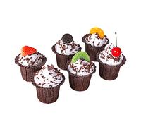 Cocoarm 2. Realistic Appearance: Fake cake with real and inviting looking that you may try to eat them! PU material, bright color, cute and realistic like real cake. (1)