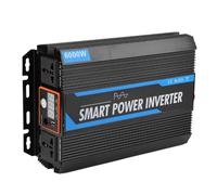 Cocoarm 2000W 12V to Pure Sine Wave Inverter, Aluminum, Dual AC Sockets, Remote Switch, Ideal for Travel and Outdoor Use