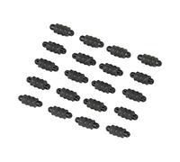 Cocoarm 20pcs Carp Fishing Method Connectors Special Shape Threaded Outside Stop Beads Feeder Accessories Slimline Joint for Easy Loop to Loop Connection Suitable for All Fishing Line