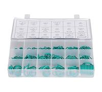 Cocoarm 270Pcs O Rings Rubber O Ring Assortment Kit NBR 18 Sizes Green Seal Gasket Washer Set for Automotive Faucet Hydraulic Pneumatic Repair 40°F to 248°F