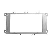 Cocoarm 2Din Navigation Frame ABS DVD Panel Frame 7in Radio Fascia Trim Silver Gray with 173mm and 178mm Inner Size Simple Install for 2004 to 2010