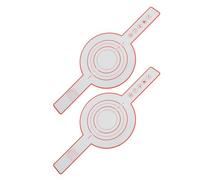 Cocoarm 2pcs Bread Sling Silicone Bread Baking Mat Heat Resistant Reusable Non Stick Textured for Even Baking Easy Release and Storage for Home Bakers (Red)
