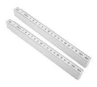 Cocoarm 2Pcs Folding Ruler ABS Folding Carpenters Ruler 2m 6.6ft Lightweight Locking Measuring Stick for Woodworking Tile Layout Floor Installation Users