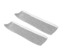 Cocoarm 2PCS Fridge Handle Covers Cloth Refrigerator Handle Cover 15.8 X 4.9 in Hook and Loop Fastener Washable Anti Stain Grip for Kitchen Appliance Doors (Grey)