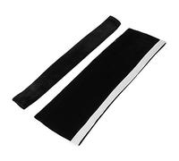 Cocoarm 2PCS Fridge Handle Covers Cloth Refrigerator Handle Cover 15.8 X 4.9 in Hook and Loop Fastener Washable Anti Stain Grip for Kitchen Appliance Doors (Black)