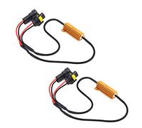 Cocoarm 2PCS Load Resistor Adapter, Metal LED Decoder, Remove Dashboard Errors, Compatible with H11 880 881 for Turn Signals and Fog Lights