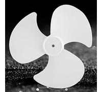 Cocoarm 2pcs Plastic Three Leaves Electric Fan Blades Replacement Blades Fan Replacement Parts Easy Installation High Performance Durable Material with 2 Pieces Set for Long Time Use