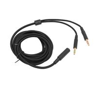 Cocoarm 3.5mm Headset Splitter Cable, Twisted Pair OFC | 6.4ft Weaved Cord, Reduced Signal Loss, Stinger Mix , Gaming Headset Accessory