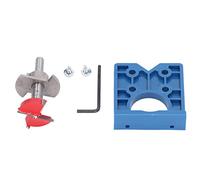 Cocoarm 35mm Hole Drill Guide, Versatile Hinge Jig Tool Set for Cabinets and Furniture, Accurate Drilling, Made of High Efficiency Drill Bit, Simplify Your Work, Compatible with a Range