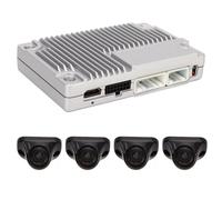 Cocoarm 360 Degree Bird View System, Metal Vehicle DVR Camera System with 4 Night Vision Cameras, 1080 X 720P 2D 3D View Parking Monitoring for Cars SUVs
