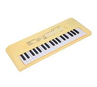 Cocoarm 37 Keys Piano Keyboard, Plastic Electric Piano with Microphone USB or Battery Power 2 Tones 16 Songs 4 Rhythms Recording for Kids Beginners Musical Education (Yellow)