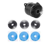 Cocoarm 3D Printer Motor Round Heatsink, Aluminum Alloy Stepper Motor Heat Sink 36mm, Preapplied Thermal Adhesive, Efficient Cooling, Easy Install for 3D Printers and Model Makers