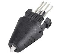 Cocoarm 3D Pusher Pen Nozzle, Aviation-Grade Black Replacement Print Head with Heat-Conductive Design, Ideal for 3D Printing Enthusiasts and Hobbyists