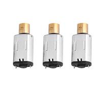 Cocoarm 3Pcs Brass Eccentric Wheel Vibration Motor Electric Vibrating Motor Small Body Stable Performance Low Noise Low Power with Pure Brass Eccentric Wheel for Beauty Instruments