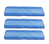 Cocoarm 3PCS Mop Pads Microfiber Cleaning Mop Pad Wet Dry Dual Use Reusable Washable Refills for Bona Series for Home Kitchen Bathroom Office Floor Cleaning