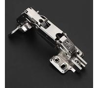 Cocoarm 3Pcs Stainless Steel Door Hinge Cabinet Hinge 7 X 4cm Thickened Base Large Opening Angle Screw Fixing for Cupboard Closet Wardrobe Drawer Furniture Hardware