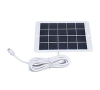 Cocoarm 3W 5V Solar Panel Polysilicon Solar Panel Charger 600mA Output Lightweight Direct Charging for Mobile Phone Power Bank Outdoor Camping Hiking Cycling DIY Use