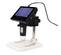 Cocoarm 4.3 Inch LCD Digital Microscope 1000X Electronic Video Microscope with 5MP Sensor 8 LED Manual USB Powered for Coin Jewelry Textile PCB Inspection