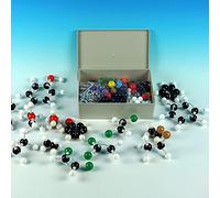 Cocoarm 444PCS Molecular Model Kit Set Plastic Chemistry Model Kit with 196 Atoms 244 Link Keys 3 Orbitals 1 Tool for Student Teaching Lab Organic Chemistry Learning