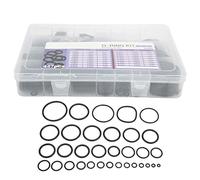 Cocoarm 447 Pieces O Ring Seal Kit HNBR Rubber AC O Rings Kit for SH Excavator Air Conditioning Repair 49F to 329F Multi Size Assortment for Workshops Garages Mechanics