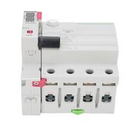 Cocoarm 4P Circuit Breaker, 4 Pole Circuit Breaker 4P Self Resetting Breaker Auto Reset Remote Switching Dual Locking Mechanism with Rail Mounted Terminal for Smart Home Solar PV EV (63A)