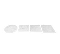 Cocoarm 4PCS Silicone Molds Gear Mold Set Food Grade Mold 446F Heat Resistant Reusable for Chocolate Fondant Cake Decorating Clay DIY Craft Baking