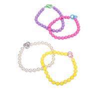 Cocoarm 4PCS Toilet Paper Holder, Plastic Beaded Design Wall Mount Tissue Holder with Vibrant Color Options for Bathroom and Bedroom Decor