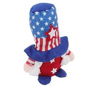 Cocoarm 4th of July Patriotic Gnome Decorations, Handmade Flannel Plush Faceless Doll Standable Table Ornament, Red White Blue Holiday Decor for Sofa Shelf Room Party (Blue Star Hat)