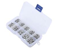 Cocoarm 500pcs Solid Rivet, Flat Head Aluminum Rivets, High Strength Fastening, Ideal for Projects and Repairs