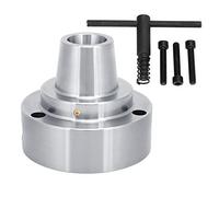 Cocoarm 5C Collet Chuck 5in Lathe Chuck High Accuracy 0.0006 TIR Hardened Rolling and Pinion Gears Fits 5C Collet 0.1 to 1.1in for Lathe Use Machinists