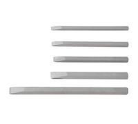 Cocoarm 5Pcs Chisel Set Chrome Vanadium Alloy Steel Woodcarving Chisel Straight Shank 150mm and 230mm for Concrete Cement Brick Ceramic and Woodworking Users