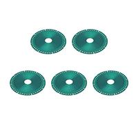 Cocoarm 5PCS Multifunctional Cutting Saw Blade, Circular Saw Blade 100mm X 20mm for Angle Grinder, 2mm Thin Kerf, Low Dust, for Glass Tile Wood PVC Metal Cutting