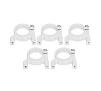 Cocoarm 5pcs Robot Shaft Clamp Aluminum Alloy Round Fixed Clamping Mounting Parts 1 Side 2 Column Support with M4 Threaded Holes for Intelligent Robots Engineering Equipment (3400-0032-0021)