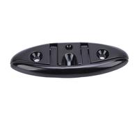 Cocoarm 6in Boat Folding Cleat 6inch Marine Dock Cleat 316 Stainless Steel Boat with Black High Polish Mirror Finish for Yacht RV Speedboats