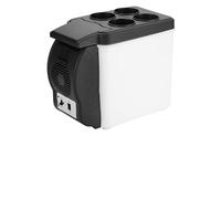 Cocoarm 6L Portable Car Refrigerator Mini Food Drinks Warmer Cooler Fridge, Dual-mode Temperature Control, Big Capacity, Refrigeration and Heating Functions for Camping and Picnic